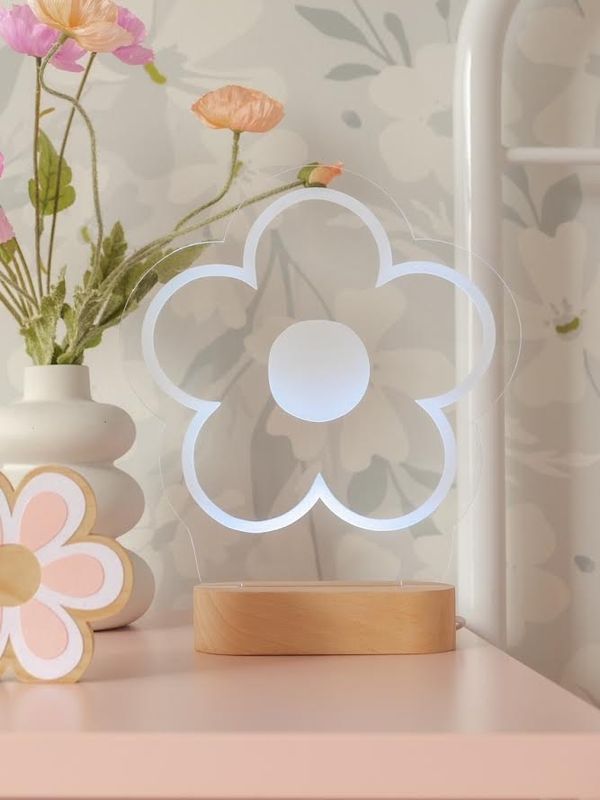 Flower Night Light LA Neon L.A Neon