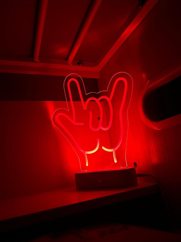 I LOVE YOU sign language Night Light