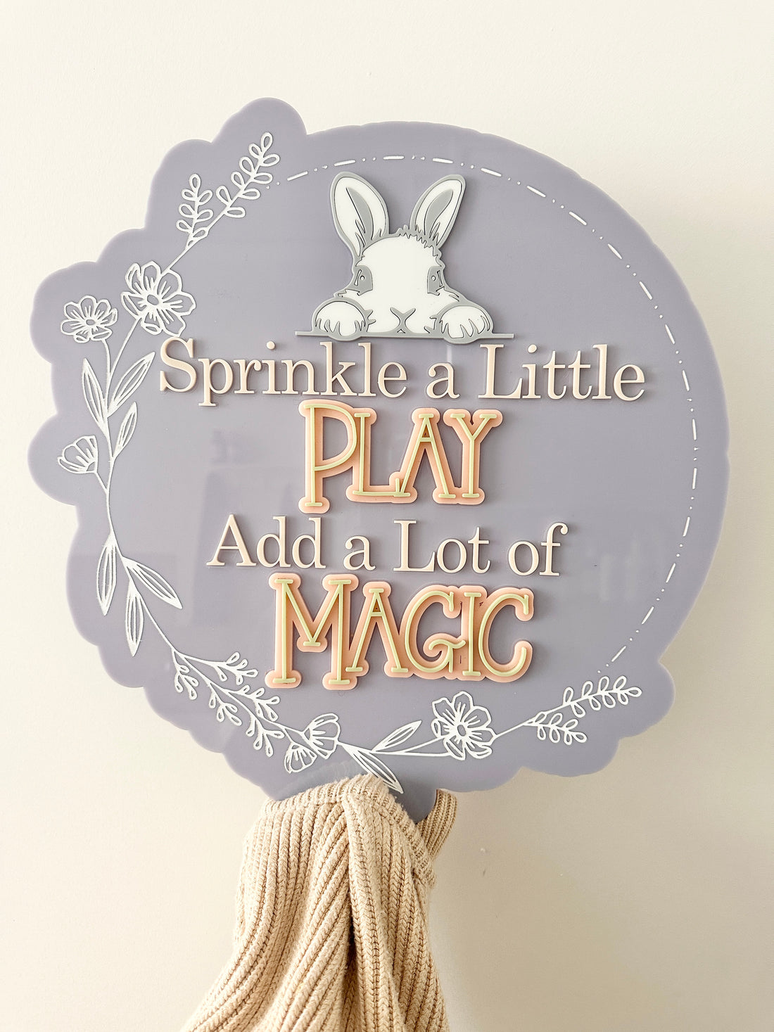 Sprinkle Play &amp; Magic Wall Plaque