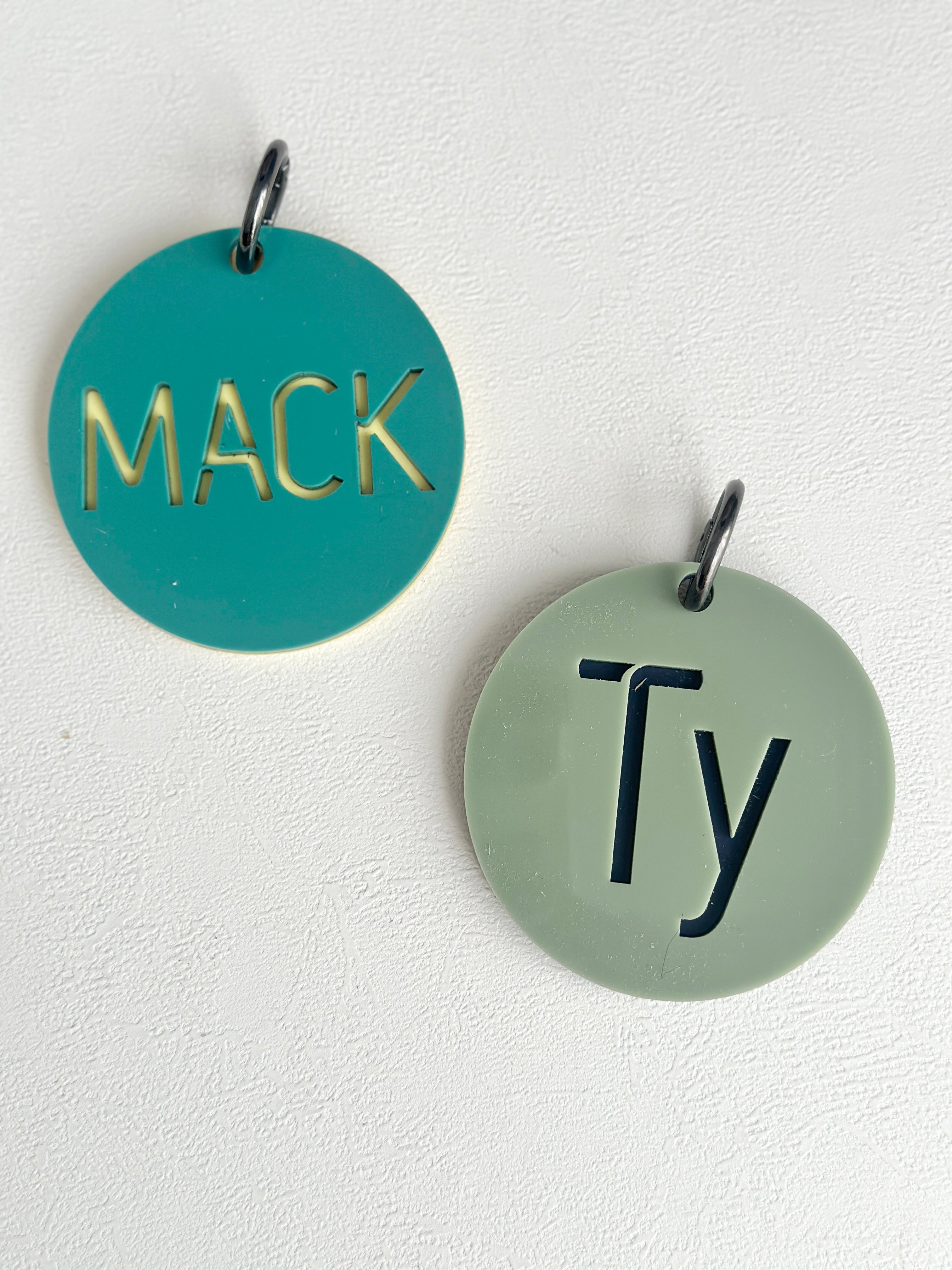 Personalised Round Bag Tag