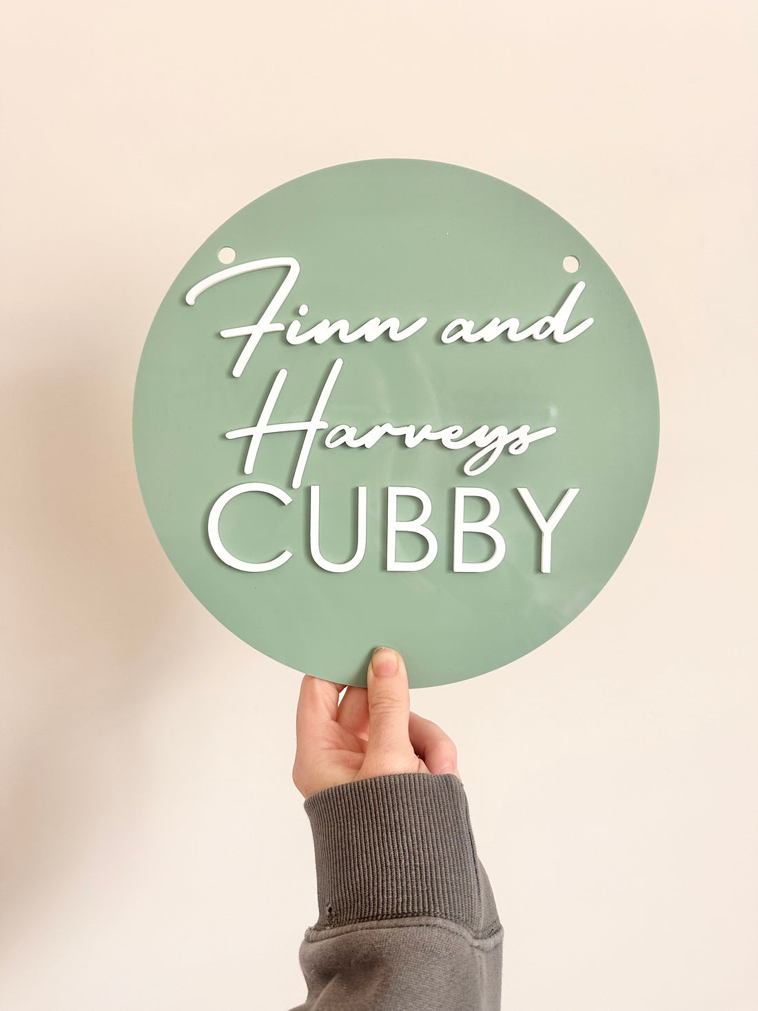 Cubby Sign