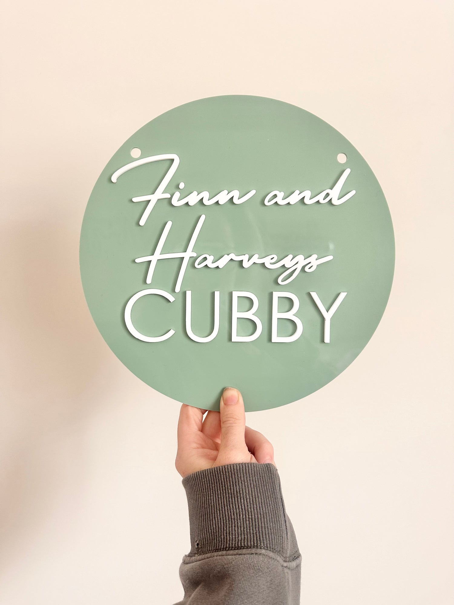 Cubby Sign