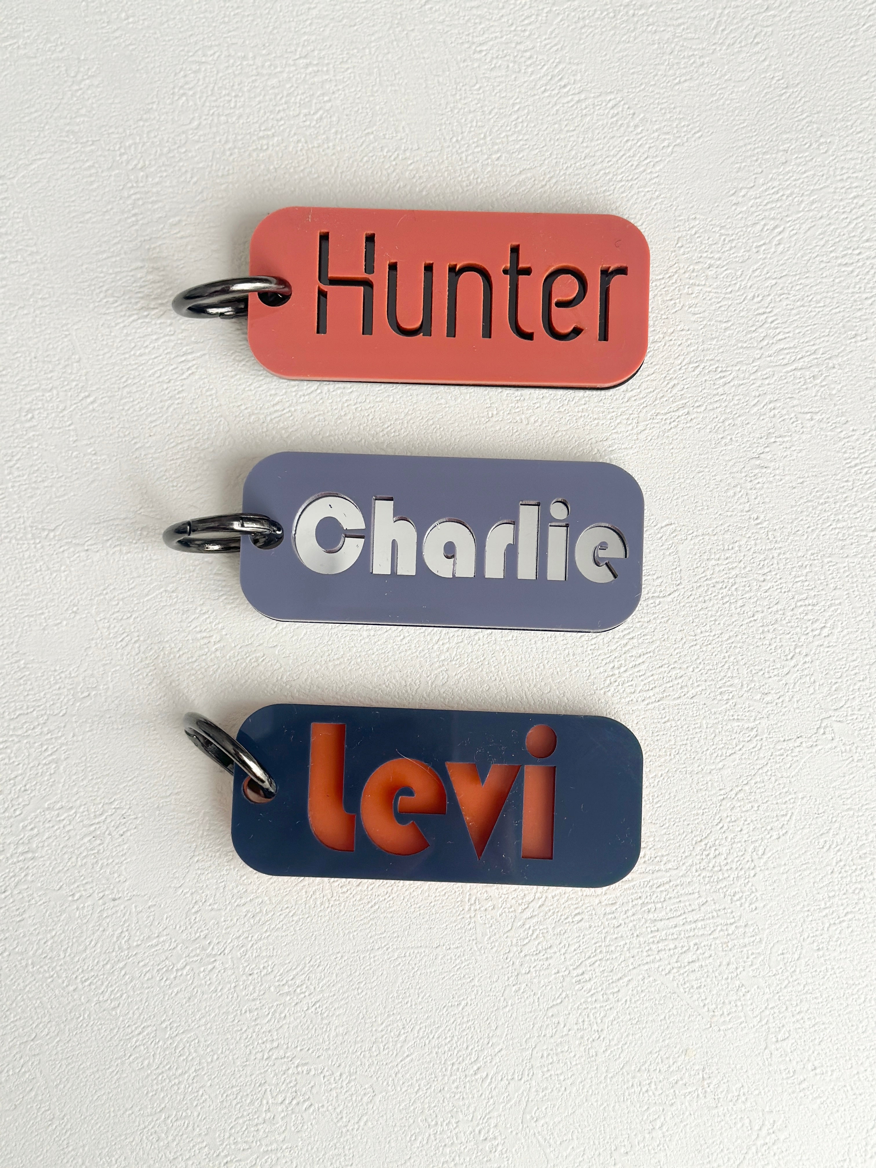 Personalised Acrylic Name Tag