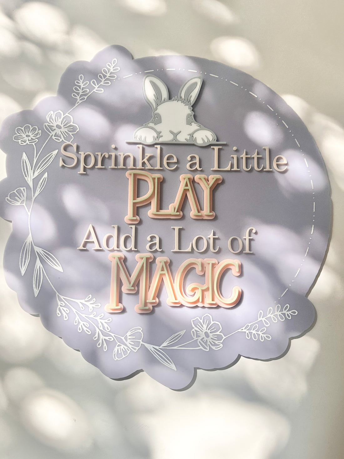 Sprinkle Play &amp; Magic Wall Plaque