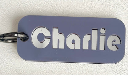 Personalised Acrylic Name Tag