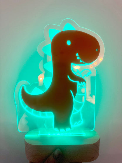 T-Rex Colour Pop Night Light