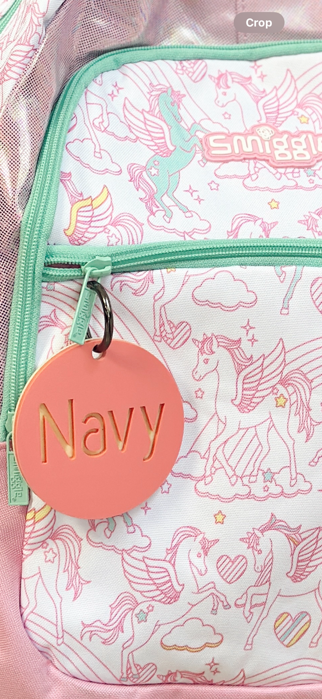 Personalised Round Bag Tag