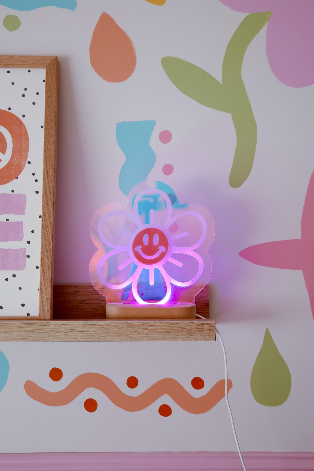 Retro Flower Night Light