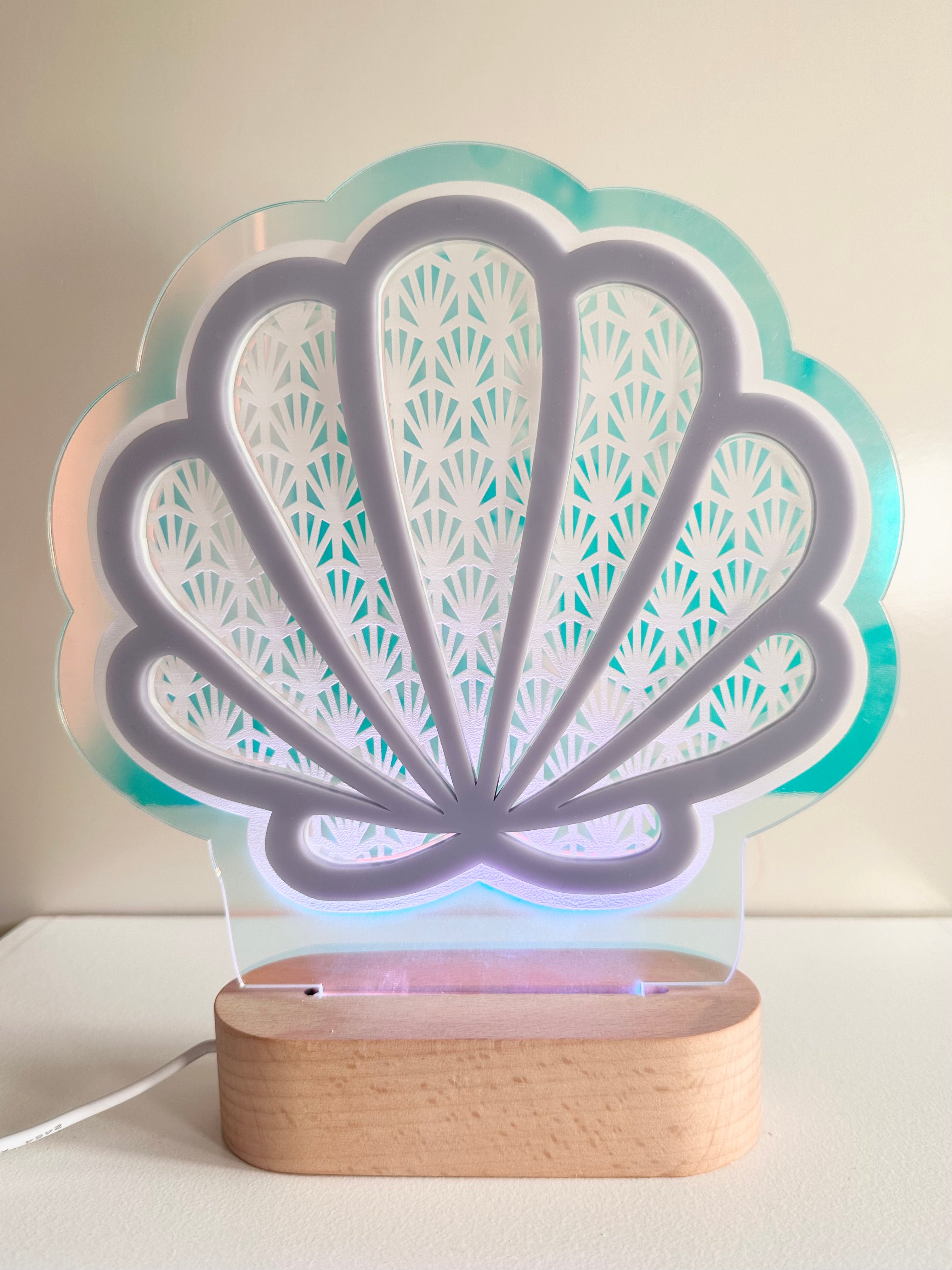 Colour Pop Shell Night Light