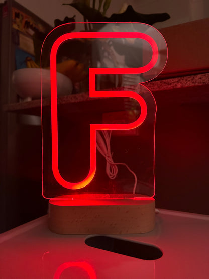 Letter Night Light