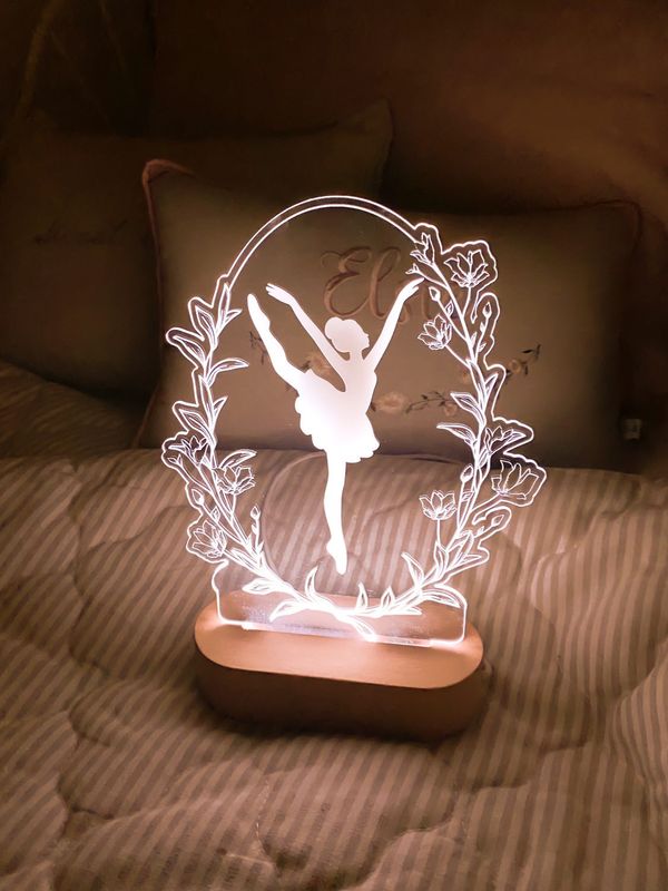 Vintage Ballerina Night Light