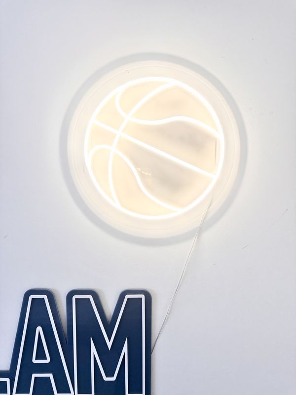 basketball neon light