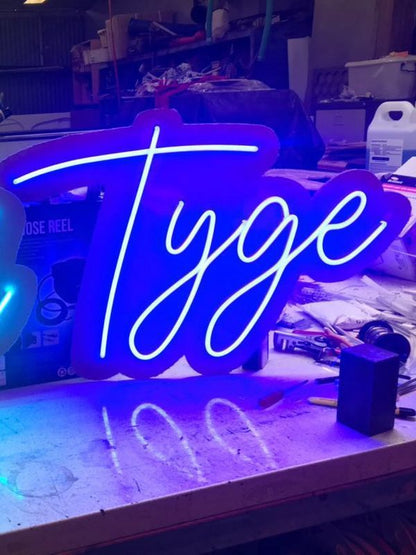 4 Letter Name Neon